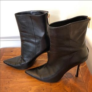 Jimmy Choo Pointed-Toe Amor Booties